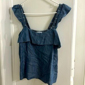Denim top